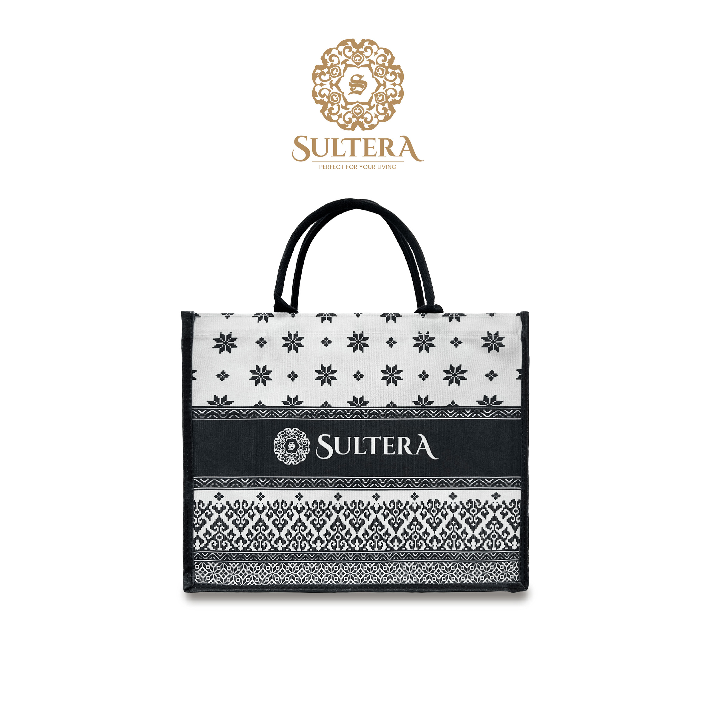 Totebag Songket- Black