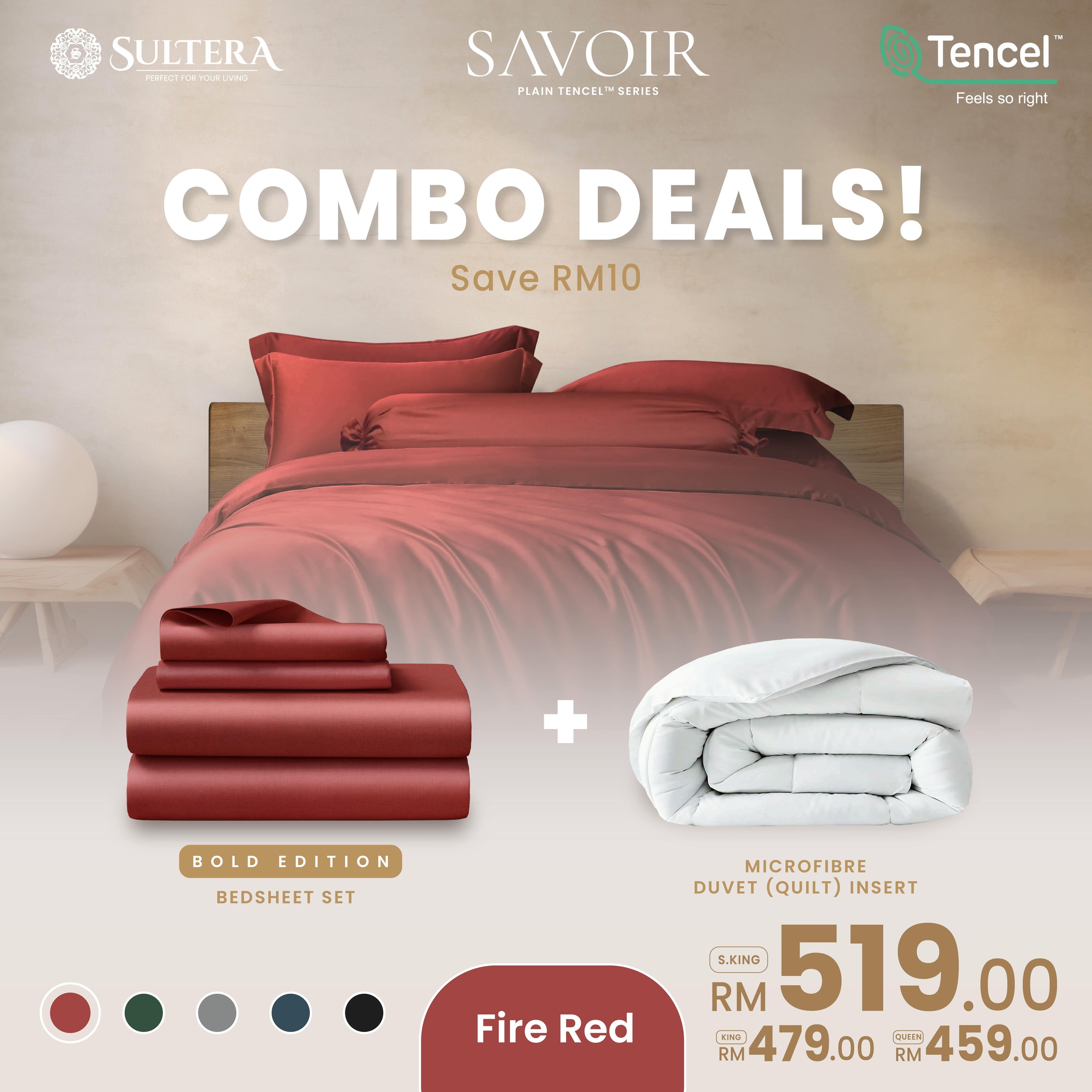 Combo Deals-Fire red