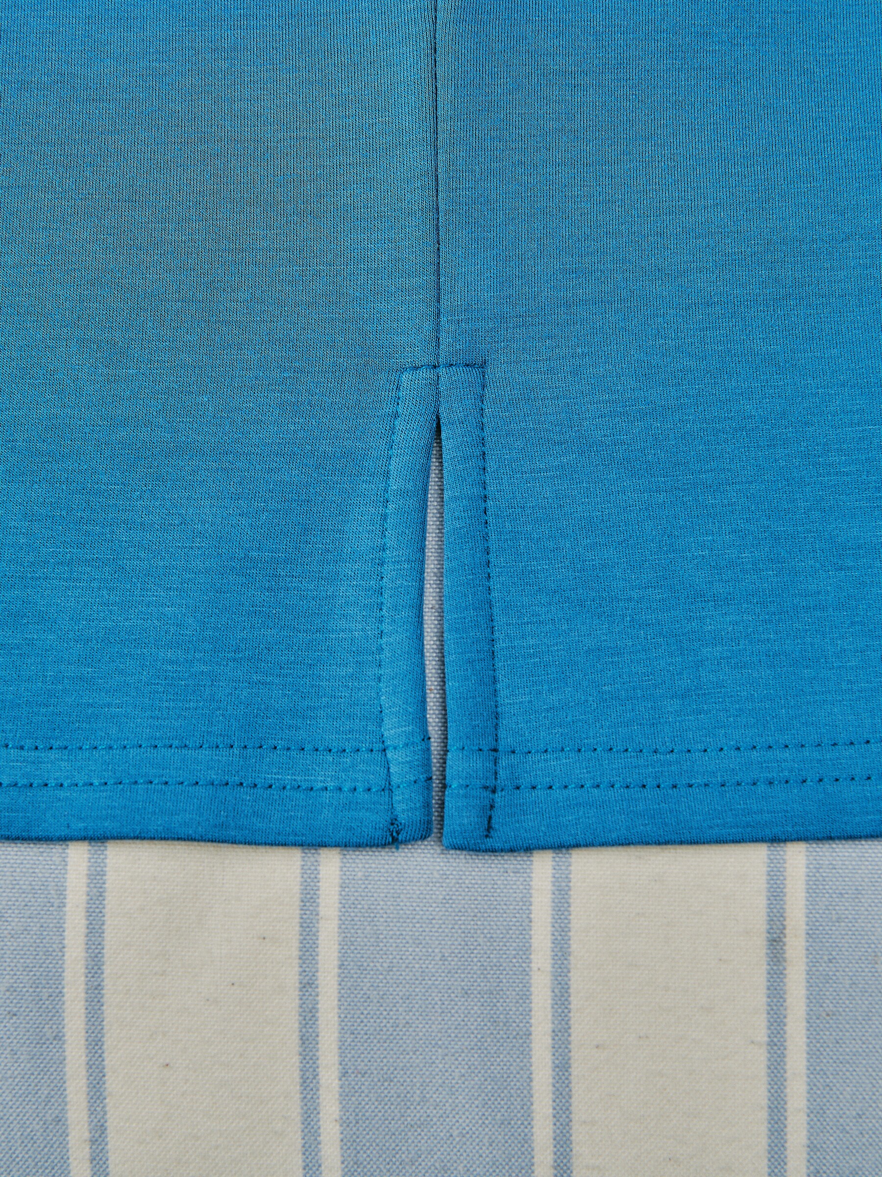 EaseZip Therapy Top in Teal Blue 9