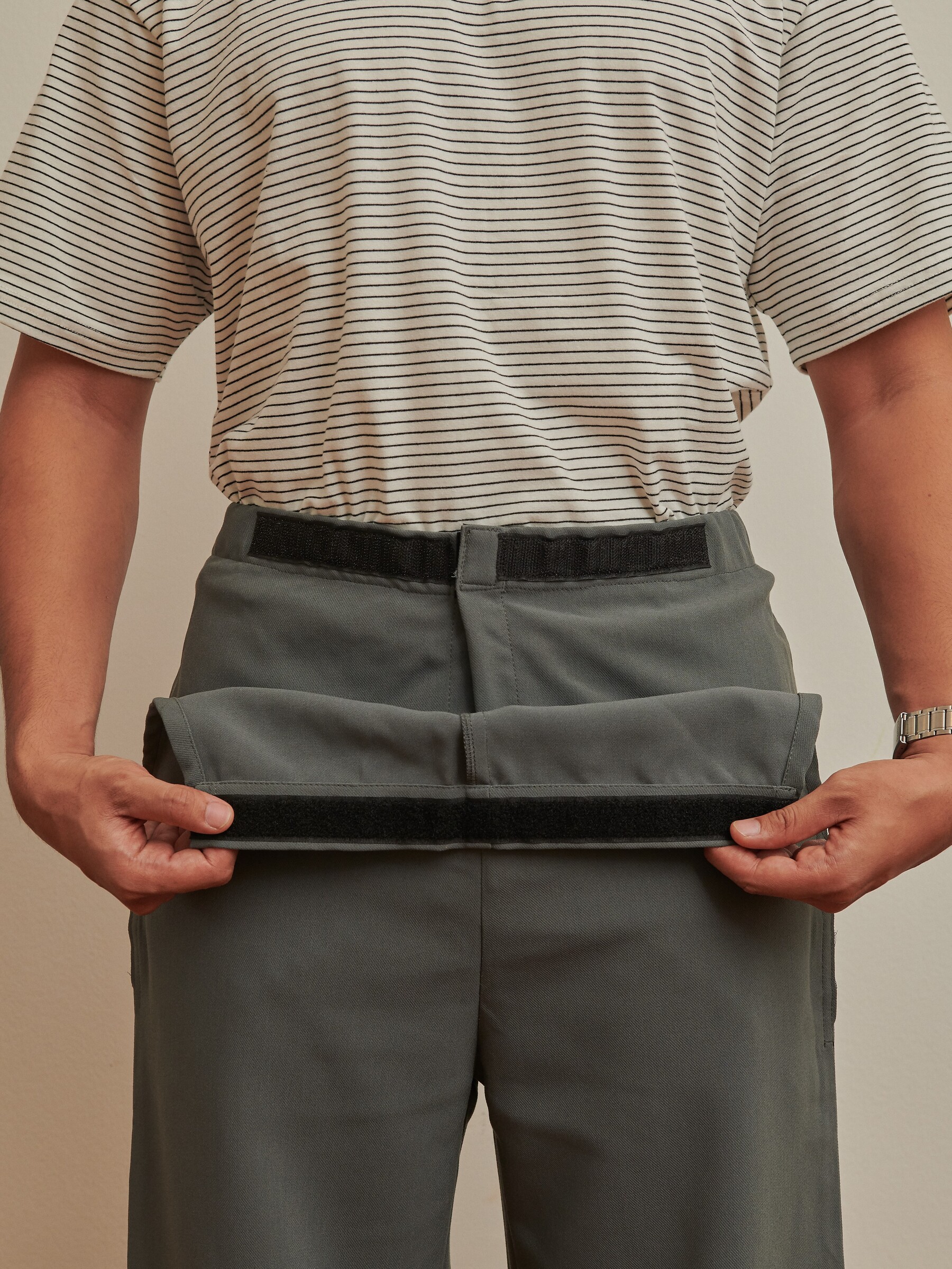 FlexiWear Mobility Pants in Grey (4)