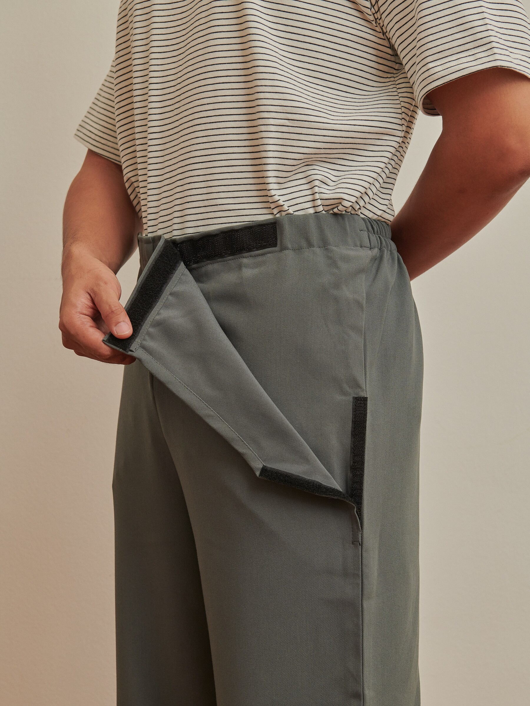 FlexiWear Mobility Pants in Grey (5)