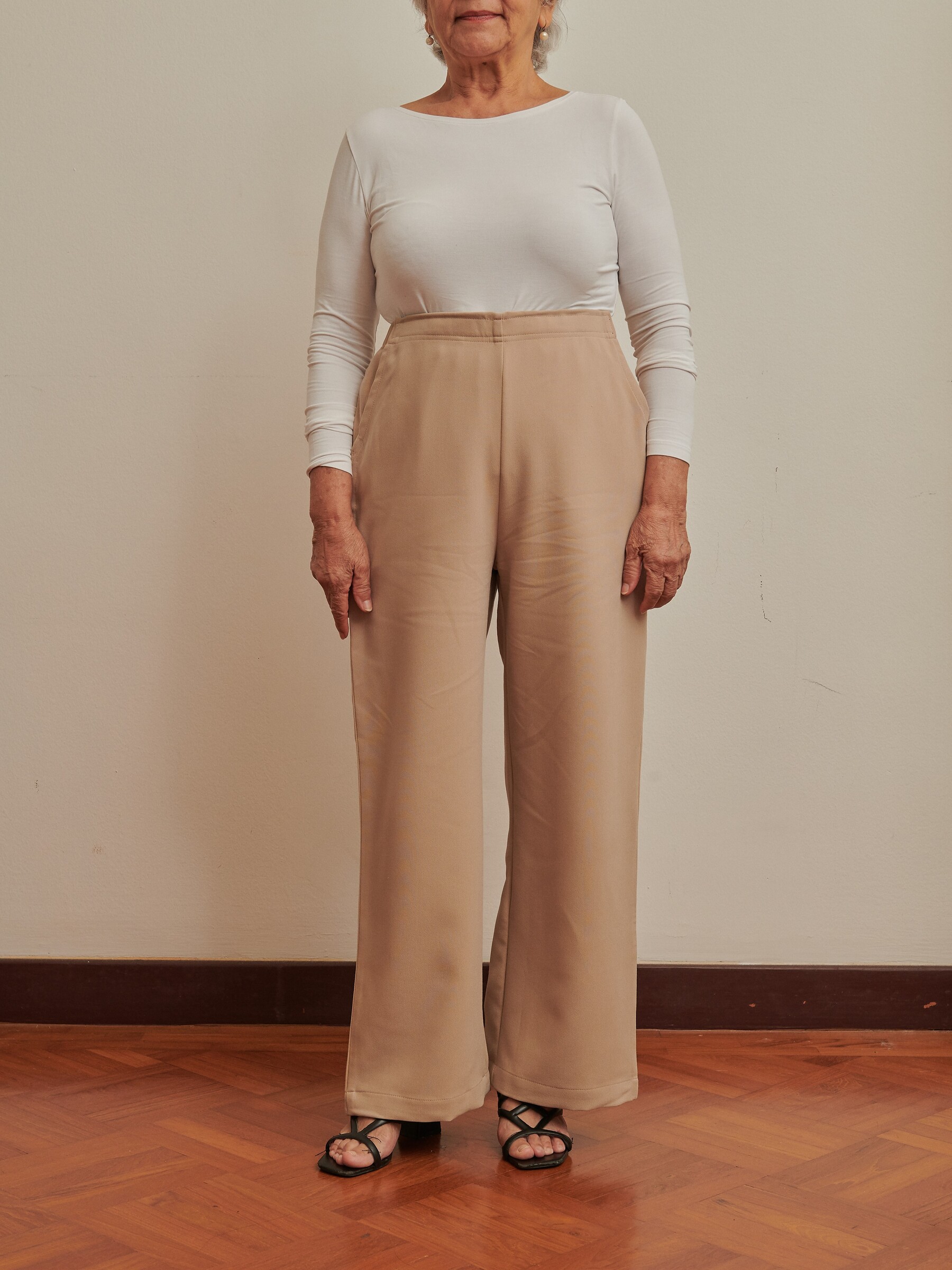 FlexiWear Mobility Pants in Khaki (3)