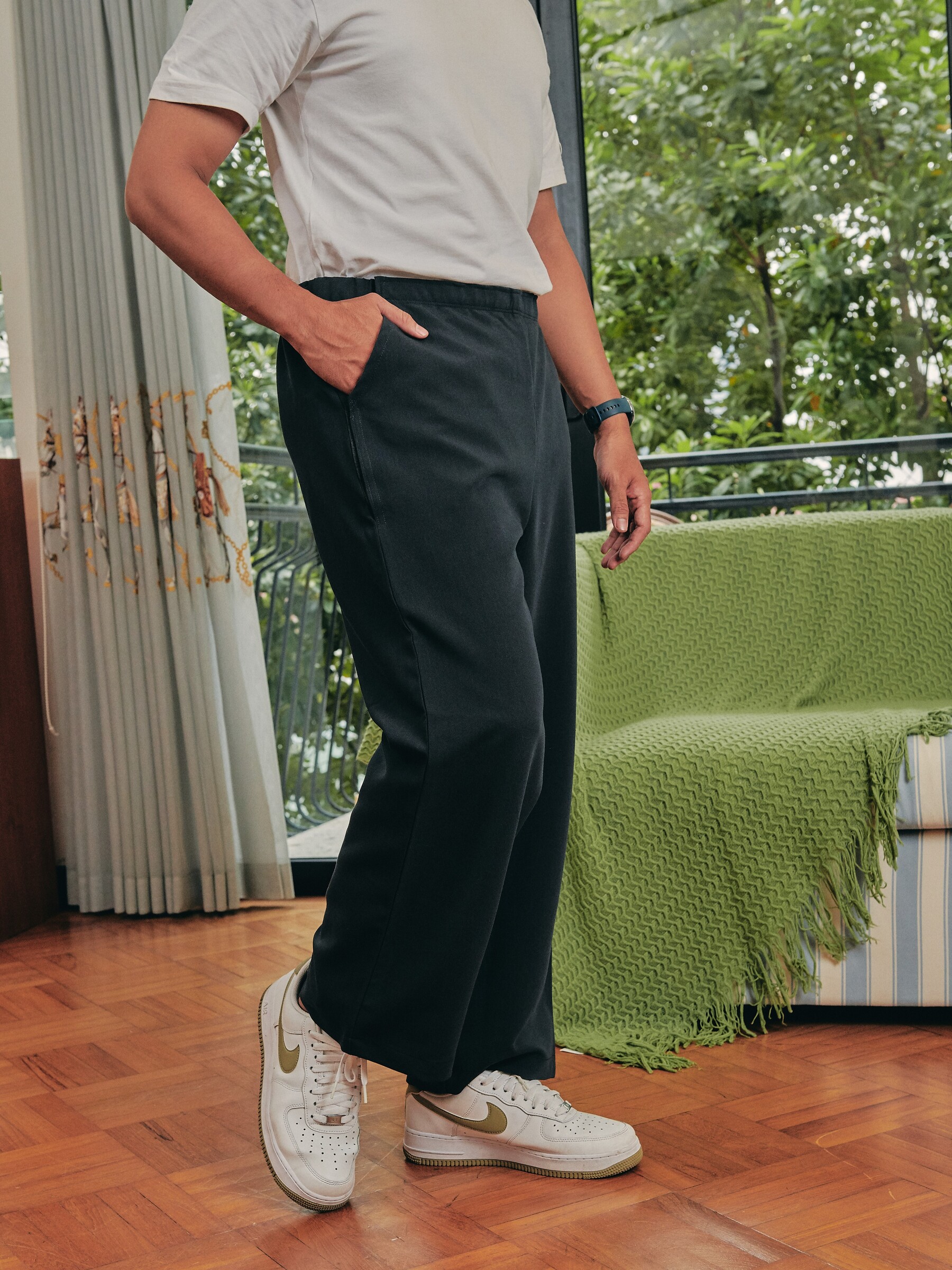 FlexiWear Mobility Pants in Dark Blue (1)