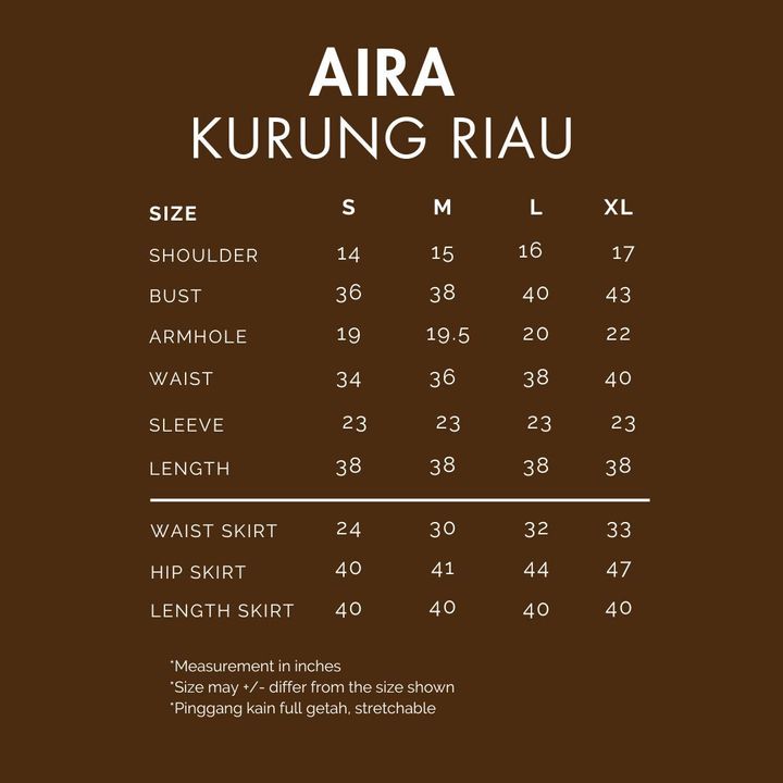 Nun kebarung Size Chart (17)