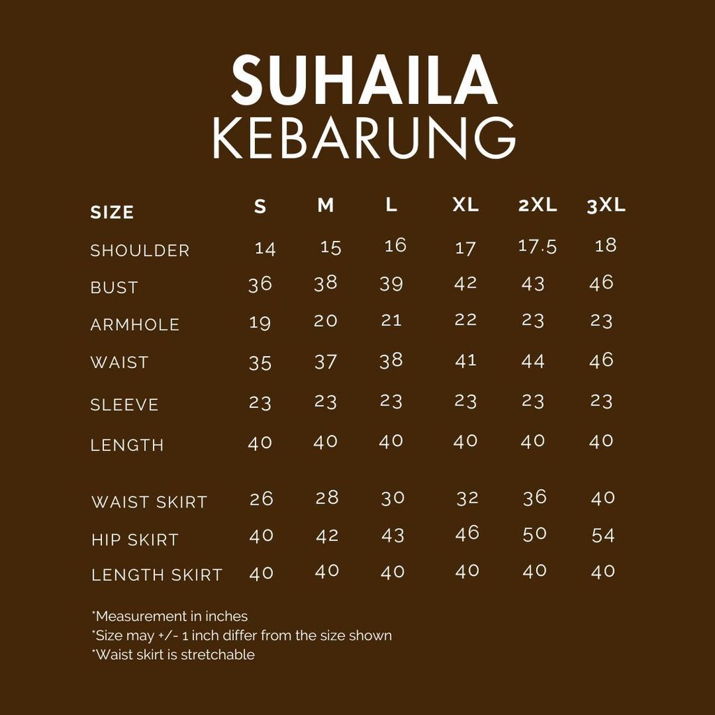 Nun kebarung Size Chart (19)
