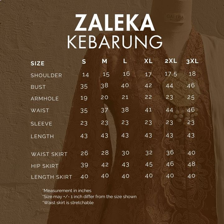 Nun kebarung Size Chart (45)