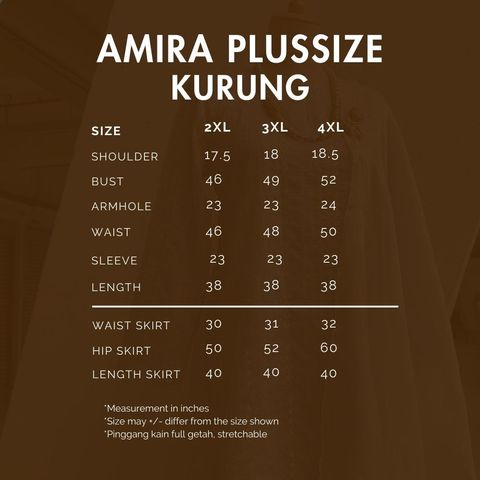 Nun kebarung Size Chart (49)