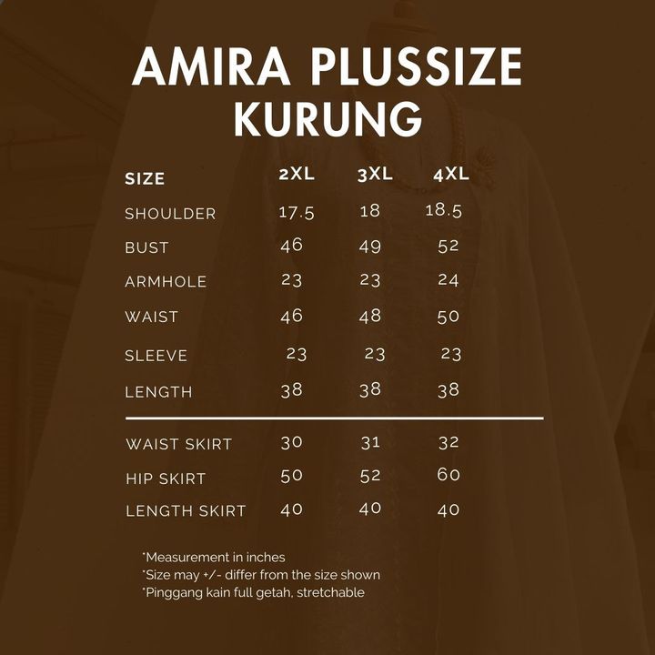Nun kebarung Size Chart (49)