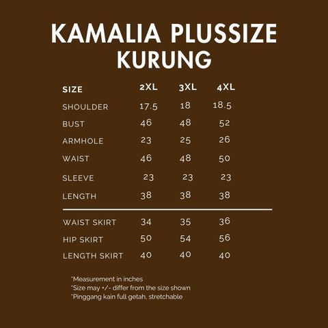 Nun kebarung Size Chart (5)