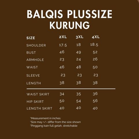 Nun kebarung Size Chart (6)