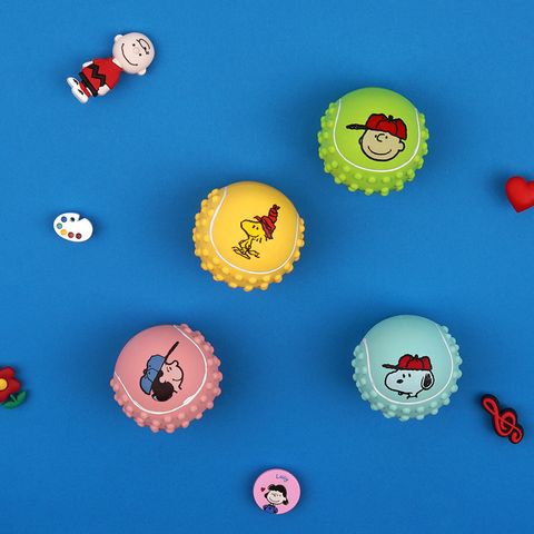 P-63.-PEANUTS-MEDIUMBALL-LATEX-TOY-SET4PCSSET-首圖