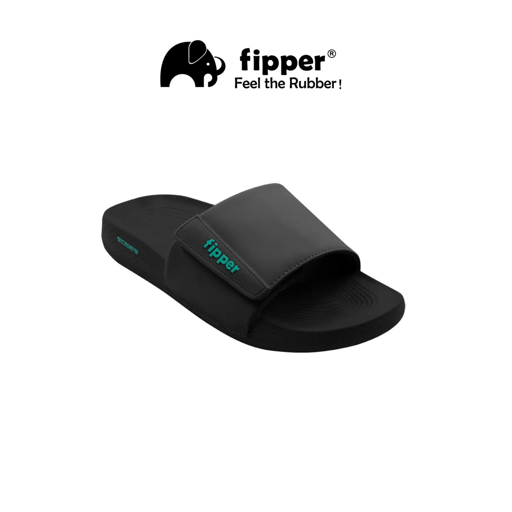 Slides Black - Green Mint (2)