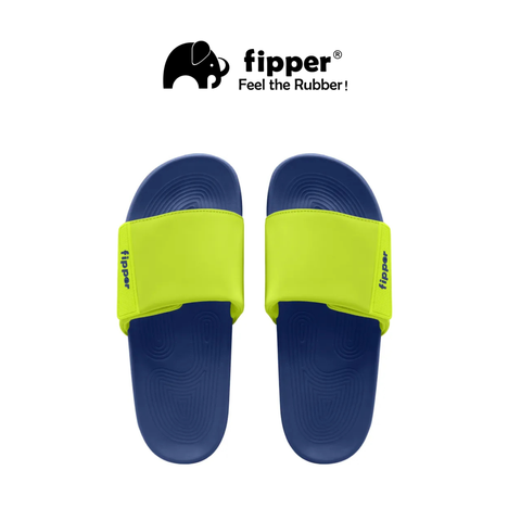 Slides Blue Port - Green Neon