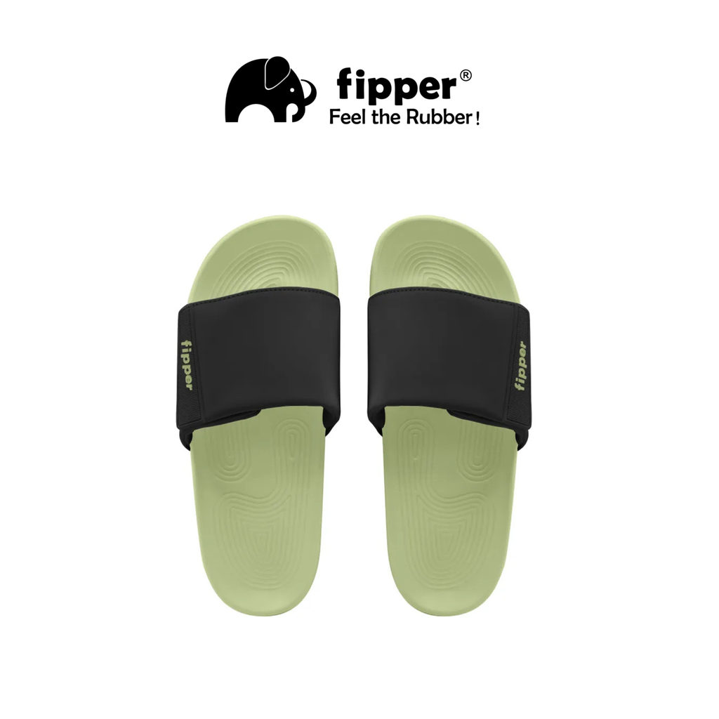 Slides Green Mist - Black