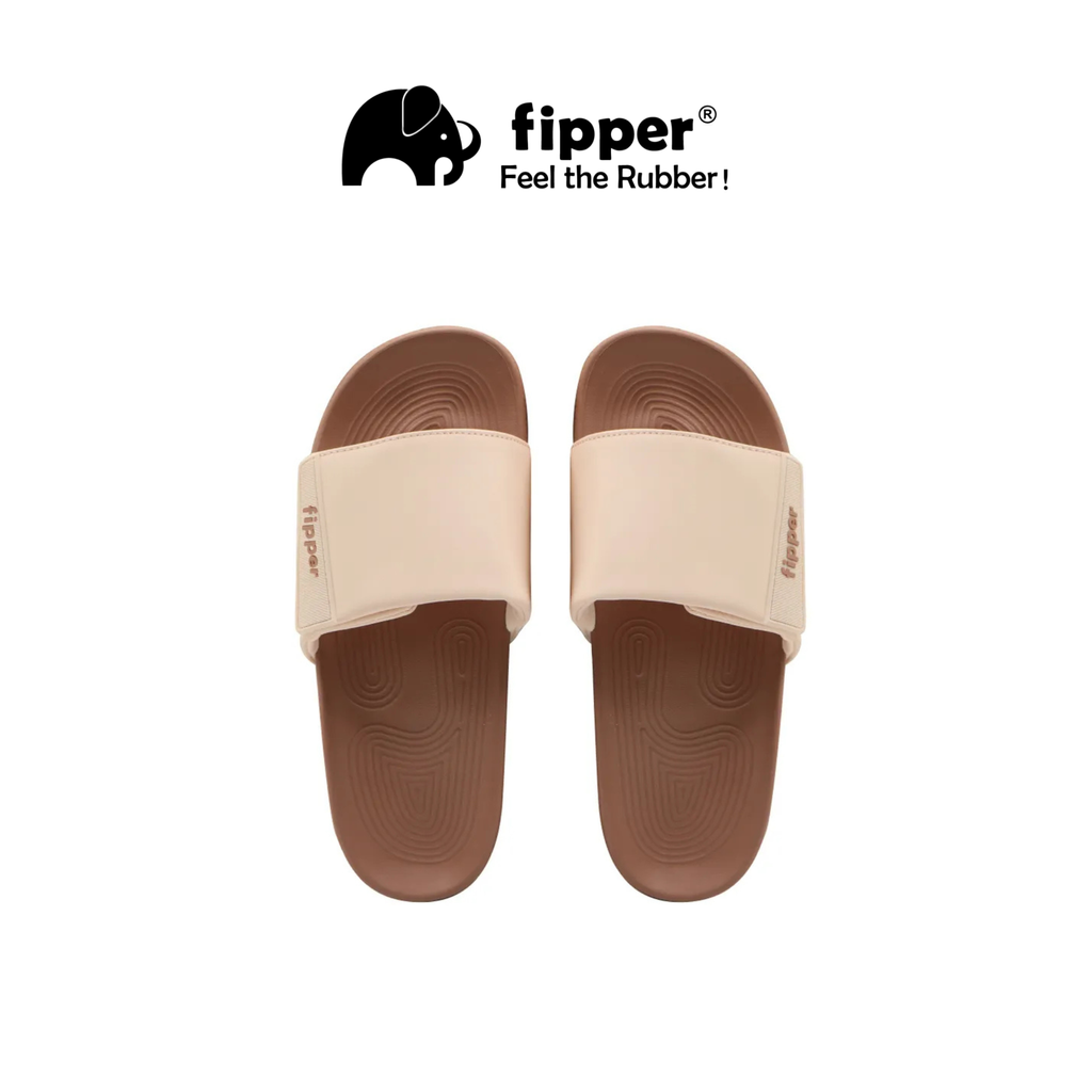 Slides Brown Caramel - Nude Love