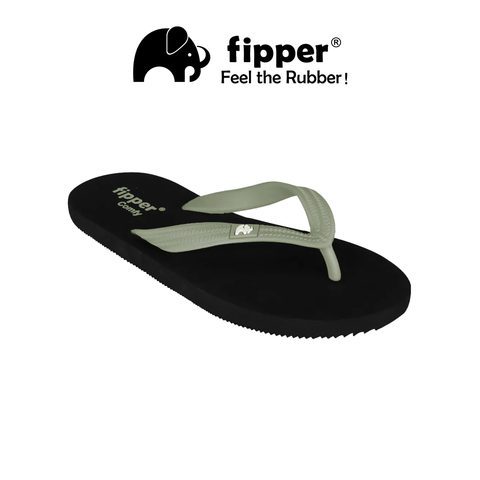 Fipper - Comfy Black_Green Schist_Depan