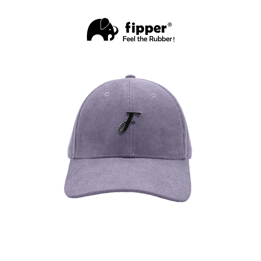 Fipper - Cap Corduroy F Metal_Ungu_Depan