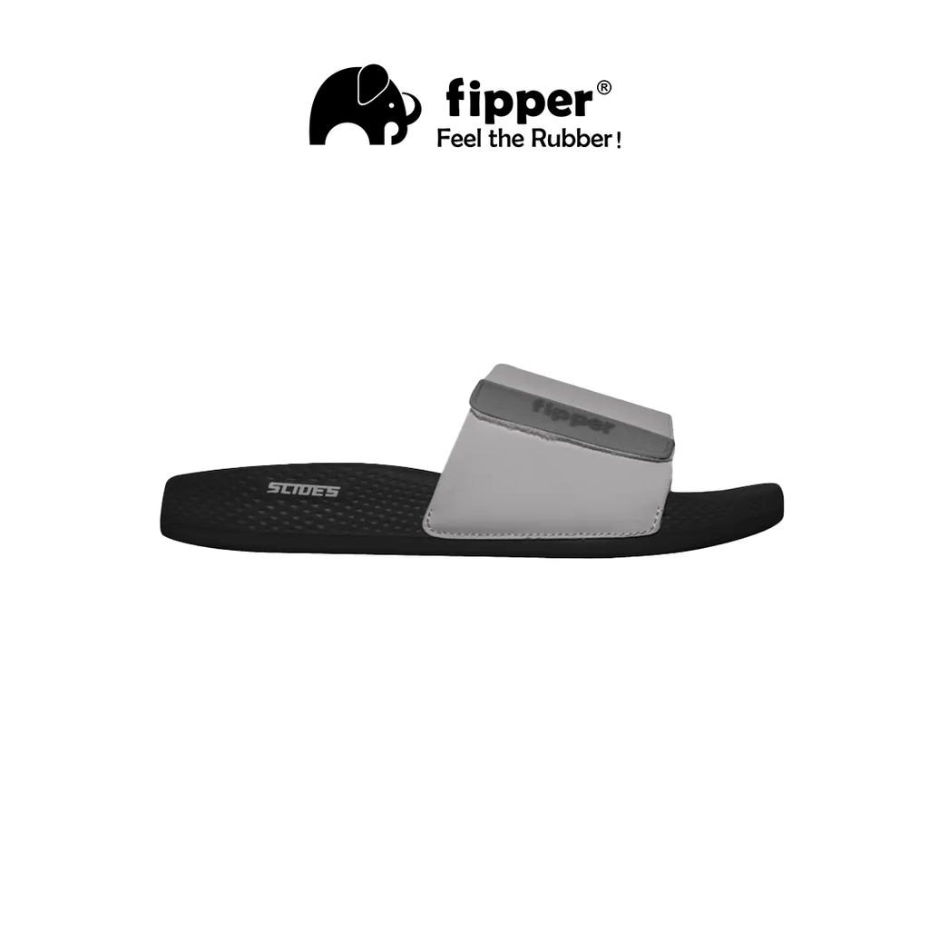 Fipper - Slides Black _ Grey Dark _ Black_Samping