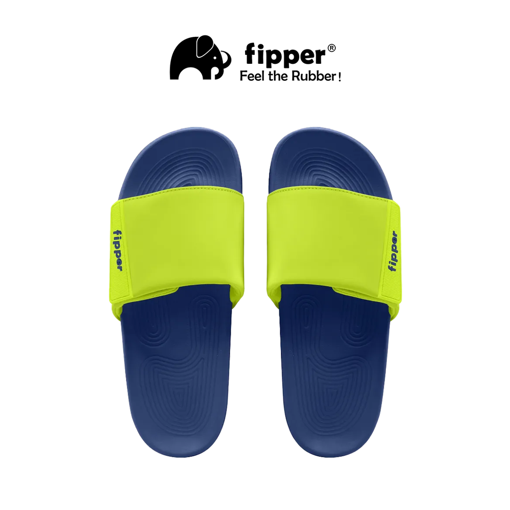 Fipper - Slides Blue Port_Green Neon_Blue Port_Atas