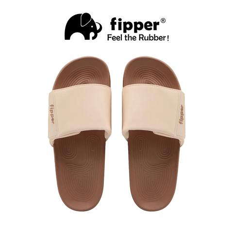 Fipper - Slides Brown Caramel_Nude Love_Brown Caramel_Atas