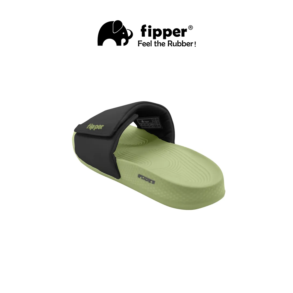 Fipper - Slides Green Mist_Black_Green Mist_Belakang
