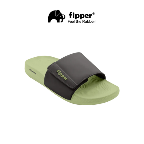 Fipper - Slides Green Mist_Black_Green Mist_Depan
