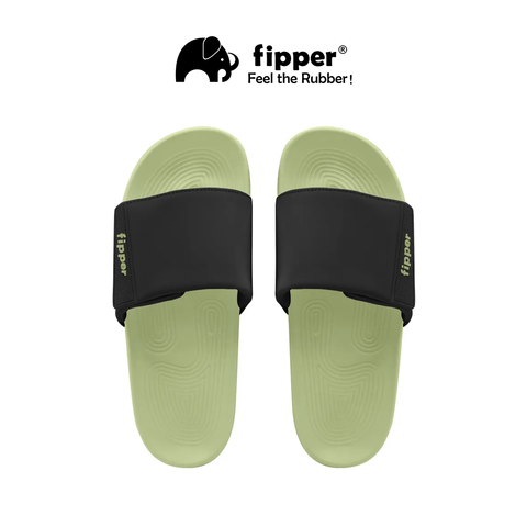 Fipper - Slides Green Mist_Black_Green Mist_Atas