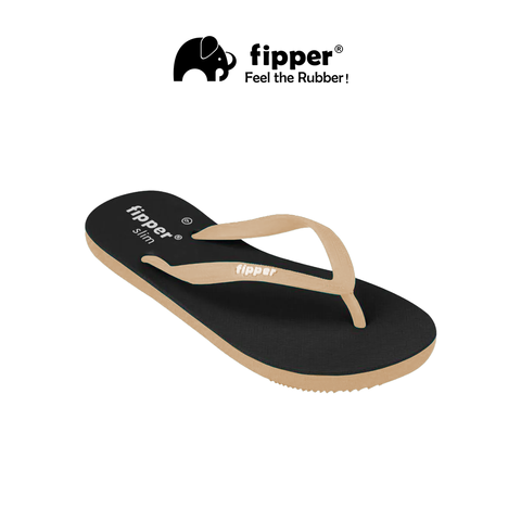 Fipper - Slim Black_Brown Mangoose_Depan