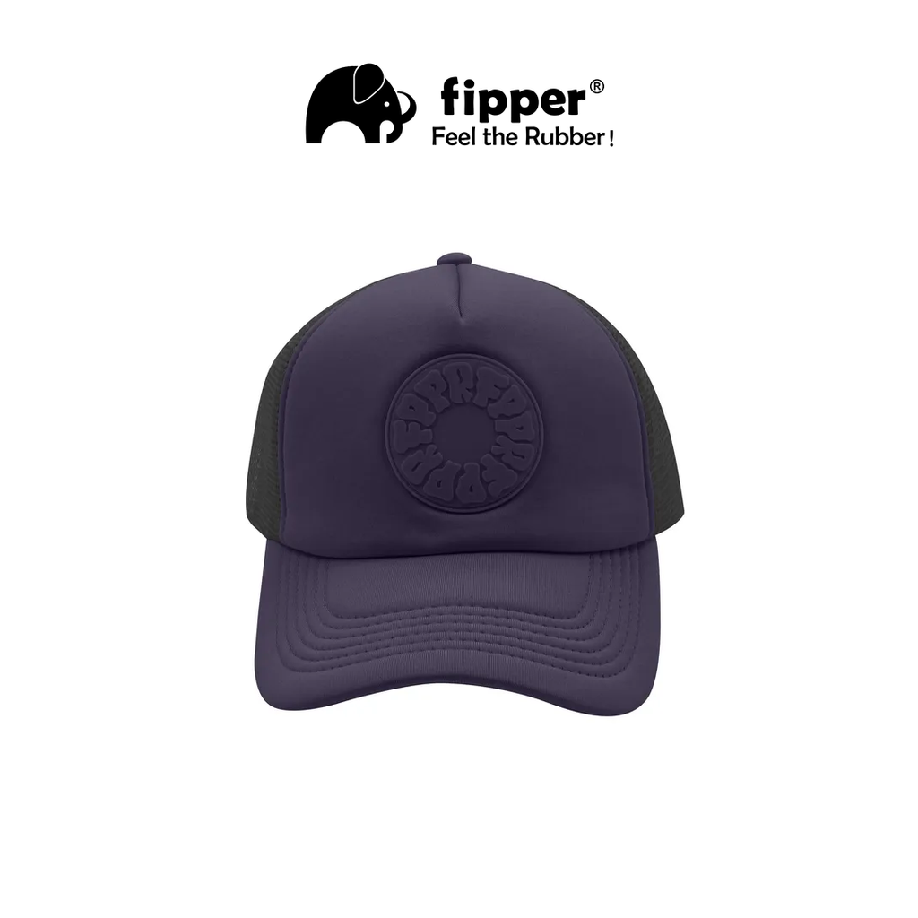 Fipper - Trucker Cap Black_Mulled (Grape)_Depan