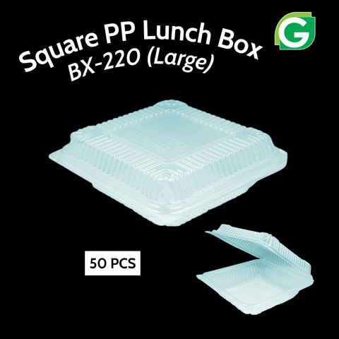 Square PP Lunch Box (Large)