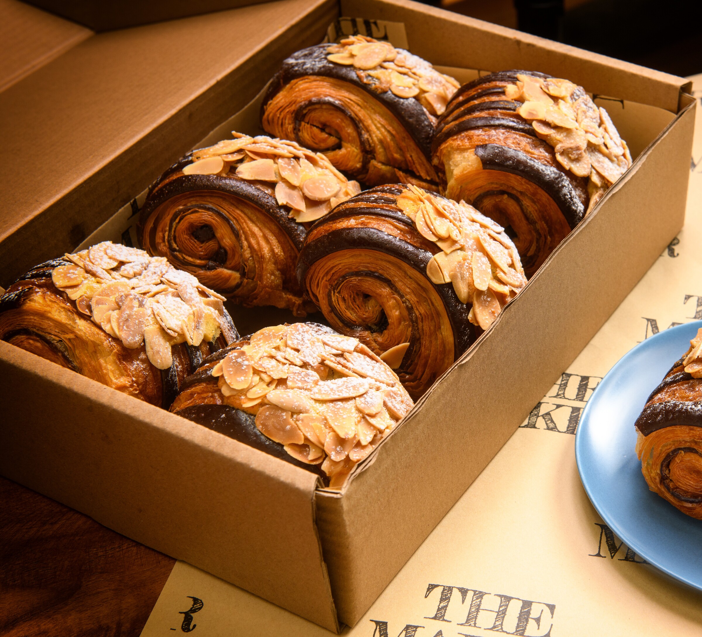 Chocolate almond box