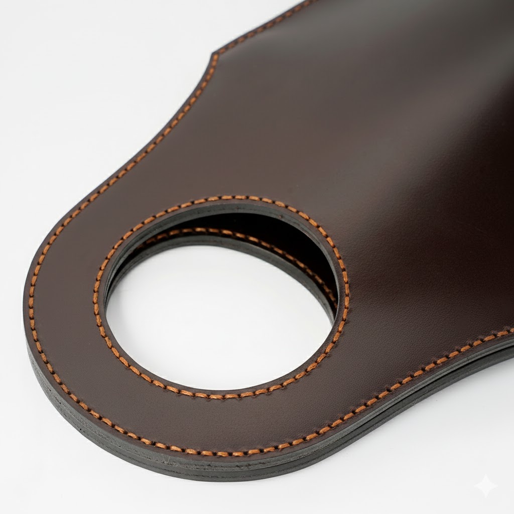 紅酒袋車線與開口細節