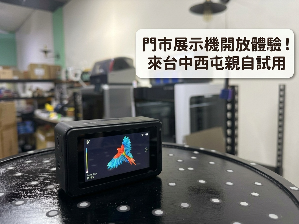 Creality PIKA 3D 掃描器評測：輕巧掌上型高精度掃描，台中西屯門市展機開放體驗！