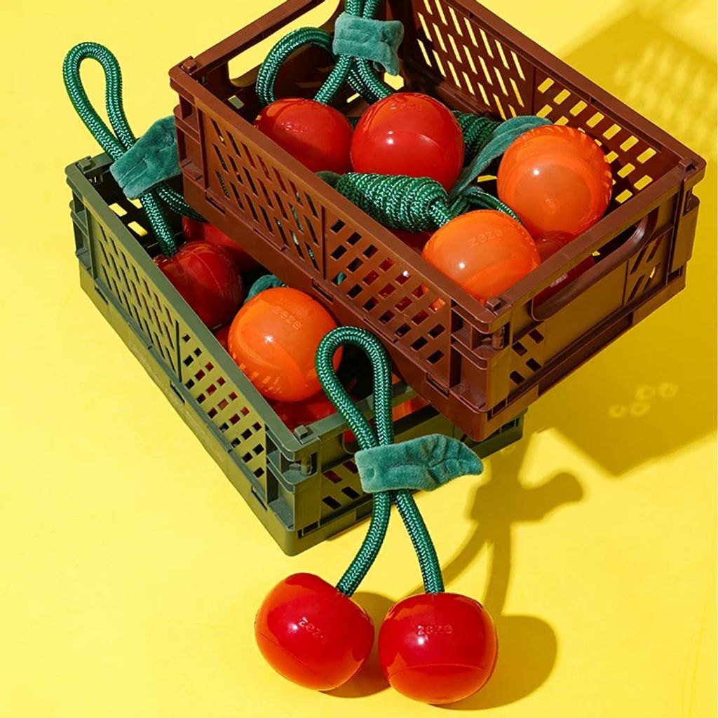 Crystal Cherry Rope Chew Toy-3