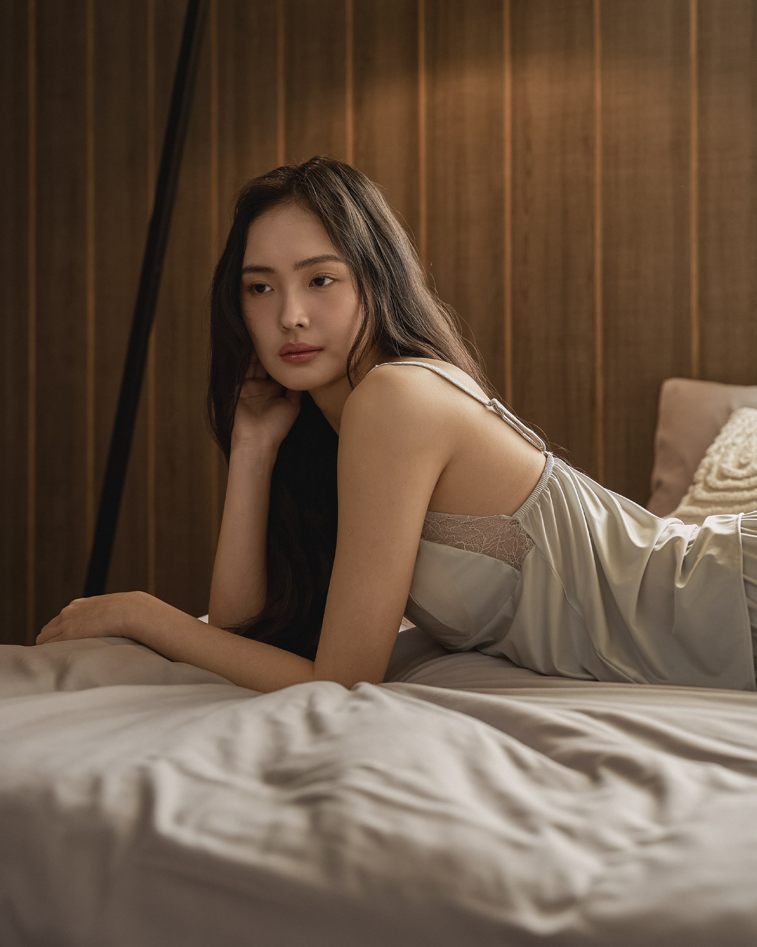 Chantilly Satin Pants Set|香堤莉緞光長褲套裝_16