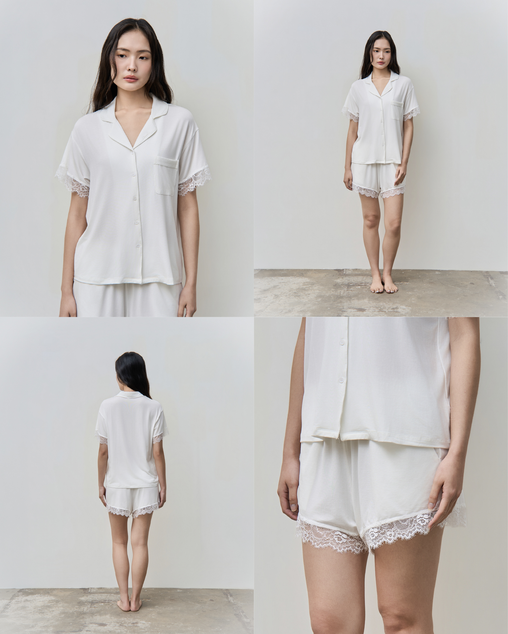 Lille Blanche Lace Set|里爾蕾絲莫代爾套裝_首圖_2