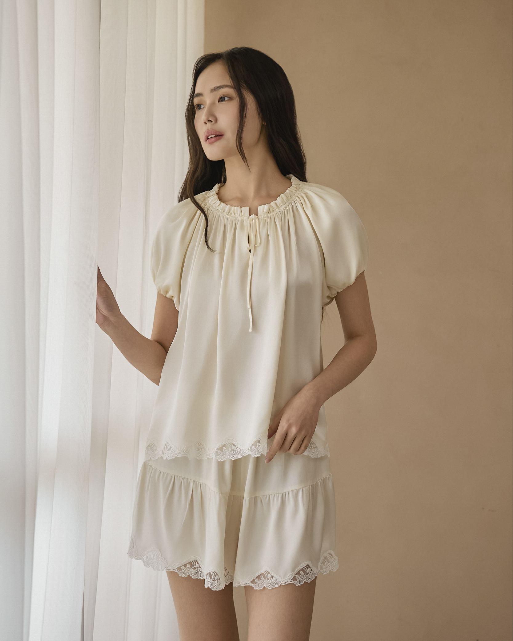 Quiet Silk Garden Set|靜謐花園真絲套裝_1