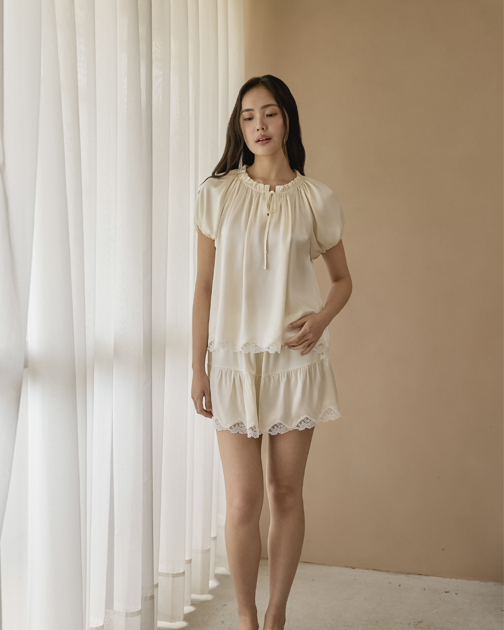 Quiet Silk Garden Set|靜謐花園真絲套裝_3