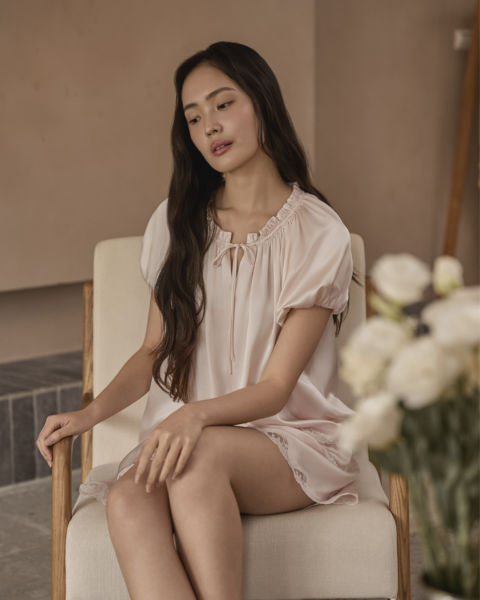 Quiet Silk Garden Set|靜謐花園真絲套裝_6
