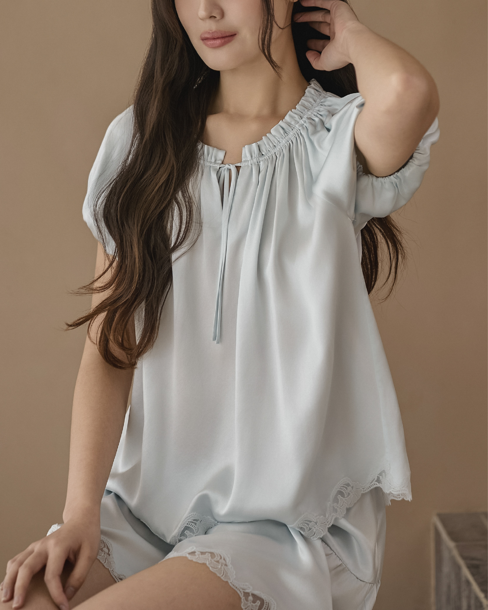Quiet Silk Garden Set|靜謐花園真絲套裝_13