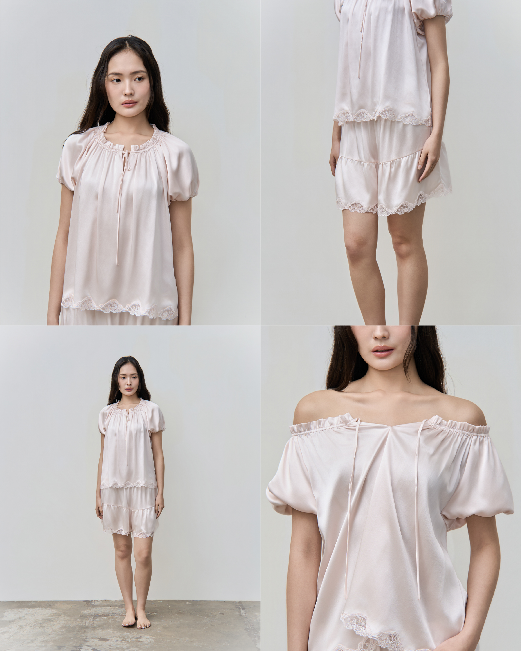 Quiet Silk Garden Set|靜謐花園真絲套裝_15
