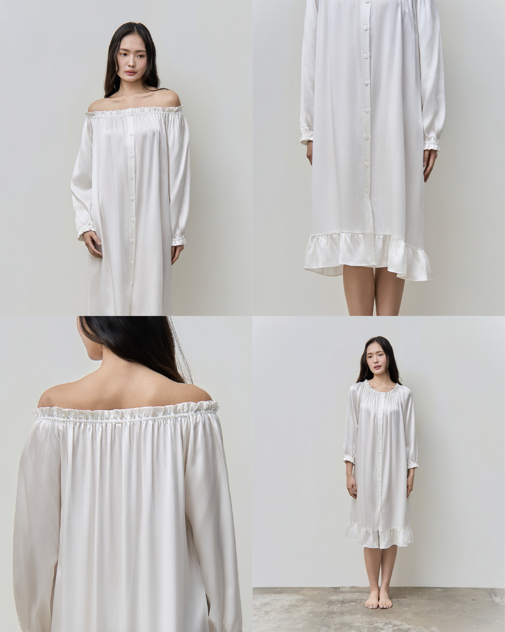 Quiet Silk Grace Dress |靜謐柔雅真絲長裙_5