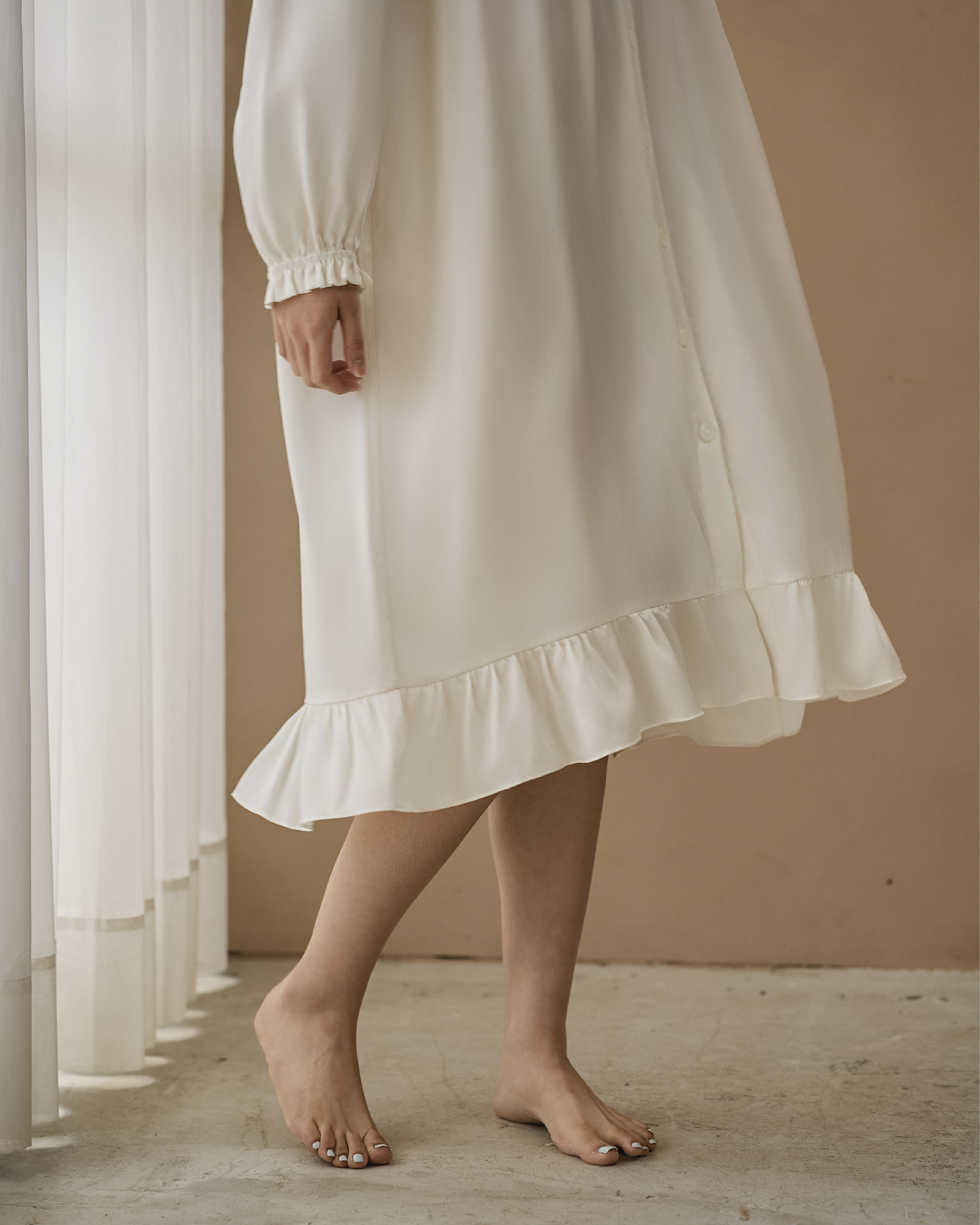 Quiet Silk Grace Dress |靜謐柔雅真絲長裙_1