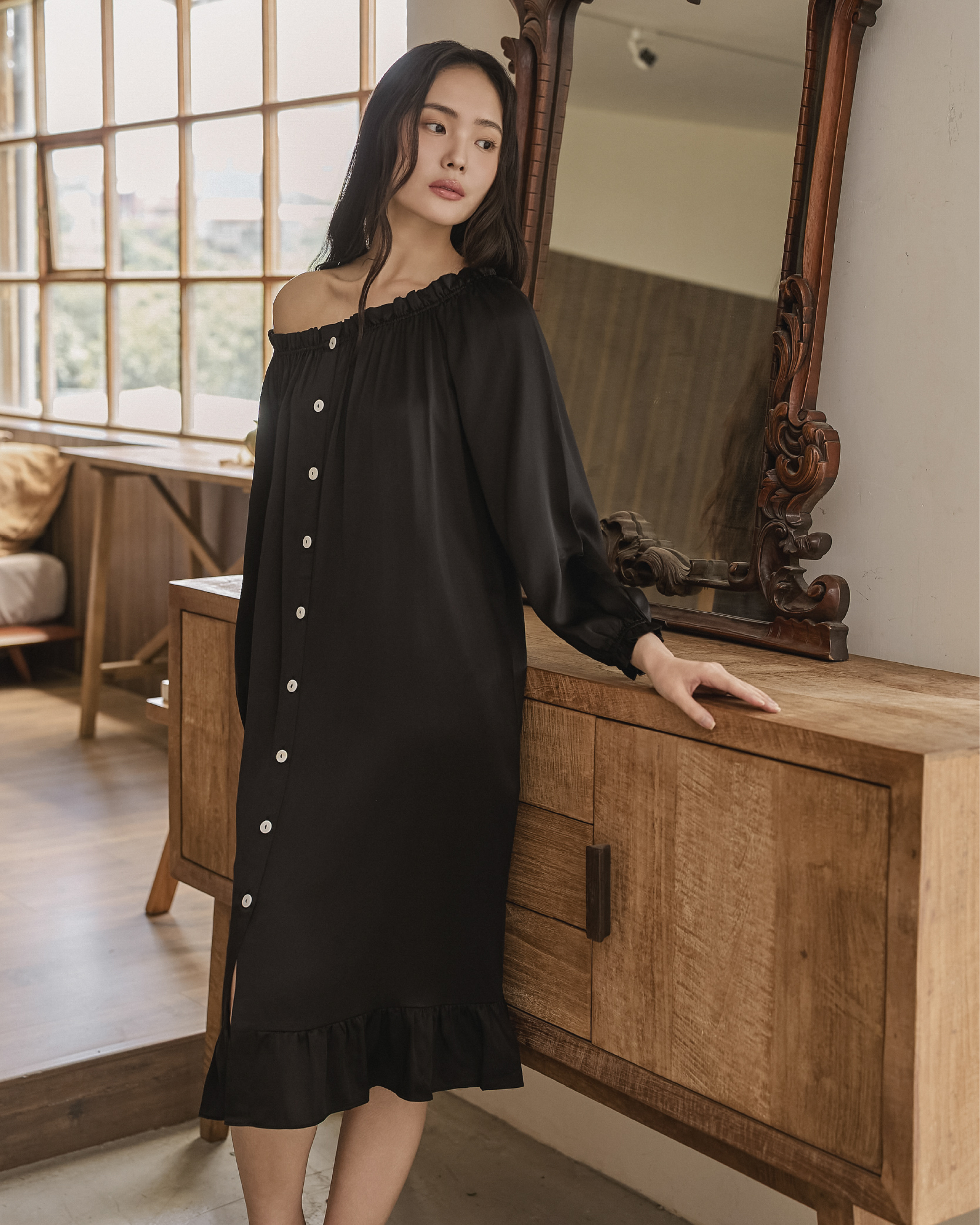 Quiet Silk Grace Dress |靜謐柔雅真絲長裙_7