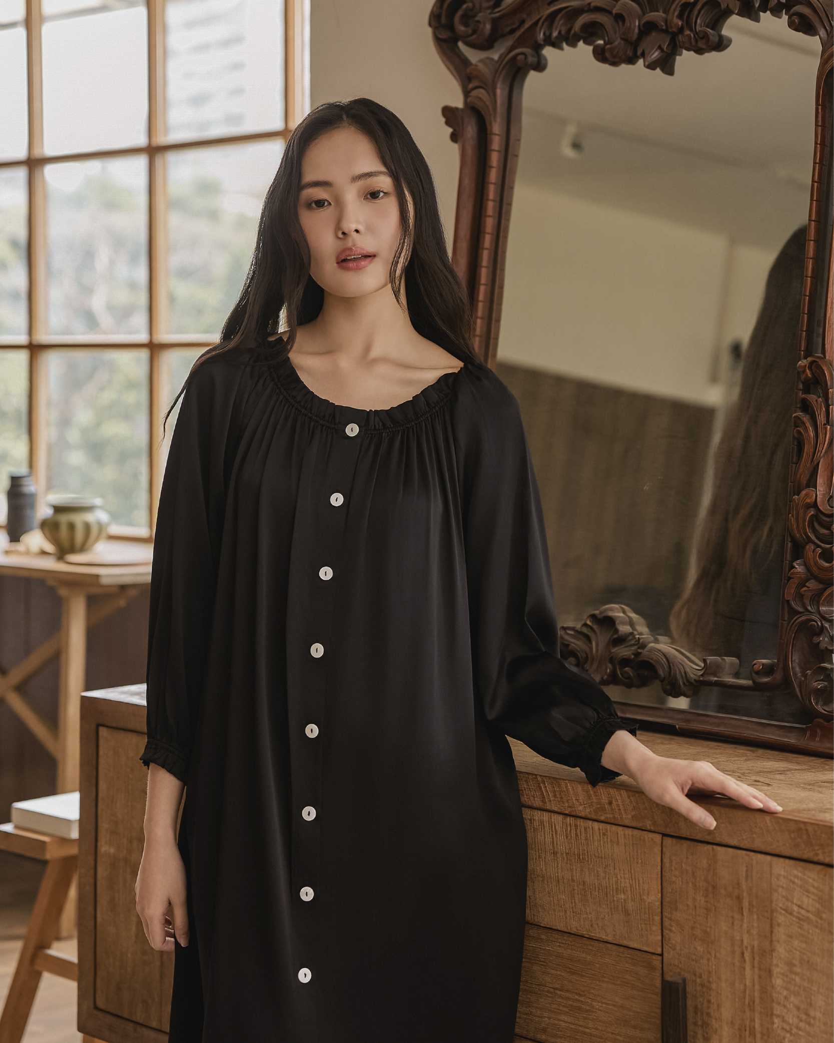 Quiet Silk Grace Dress |靜謐柔雅真絲長裙_8