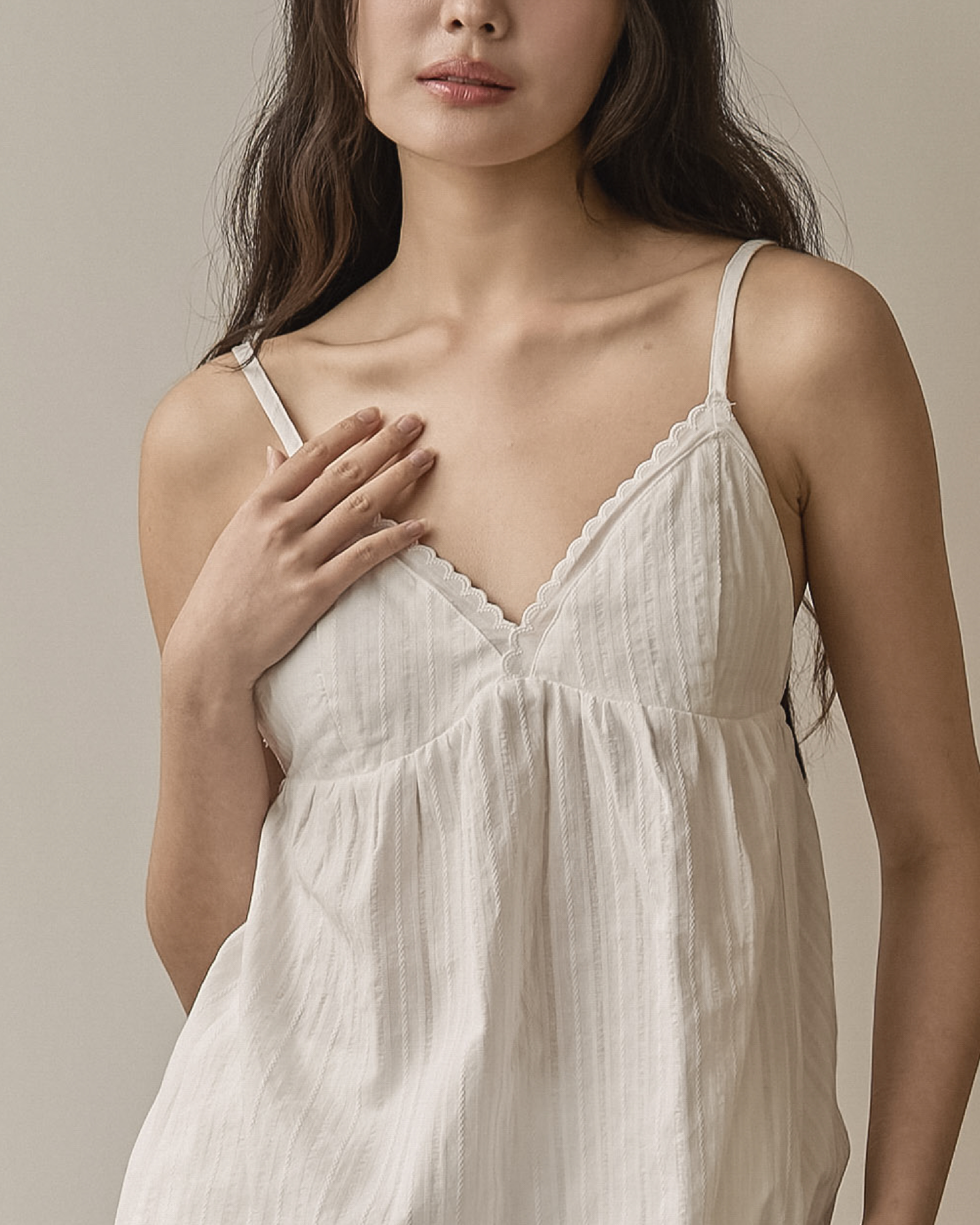 Cannes Éclat Cotton Set｜坎城微光棉質吊帶短褲套裝_3