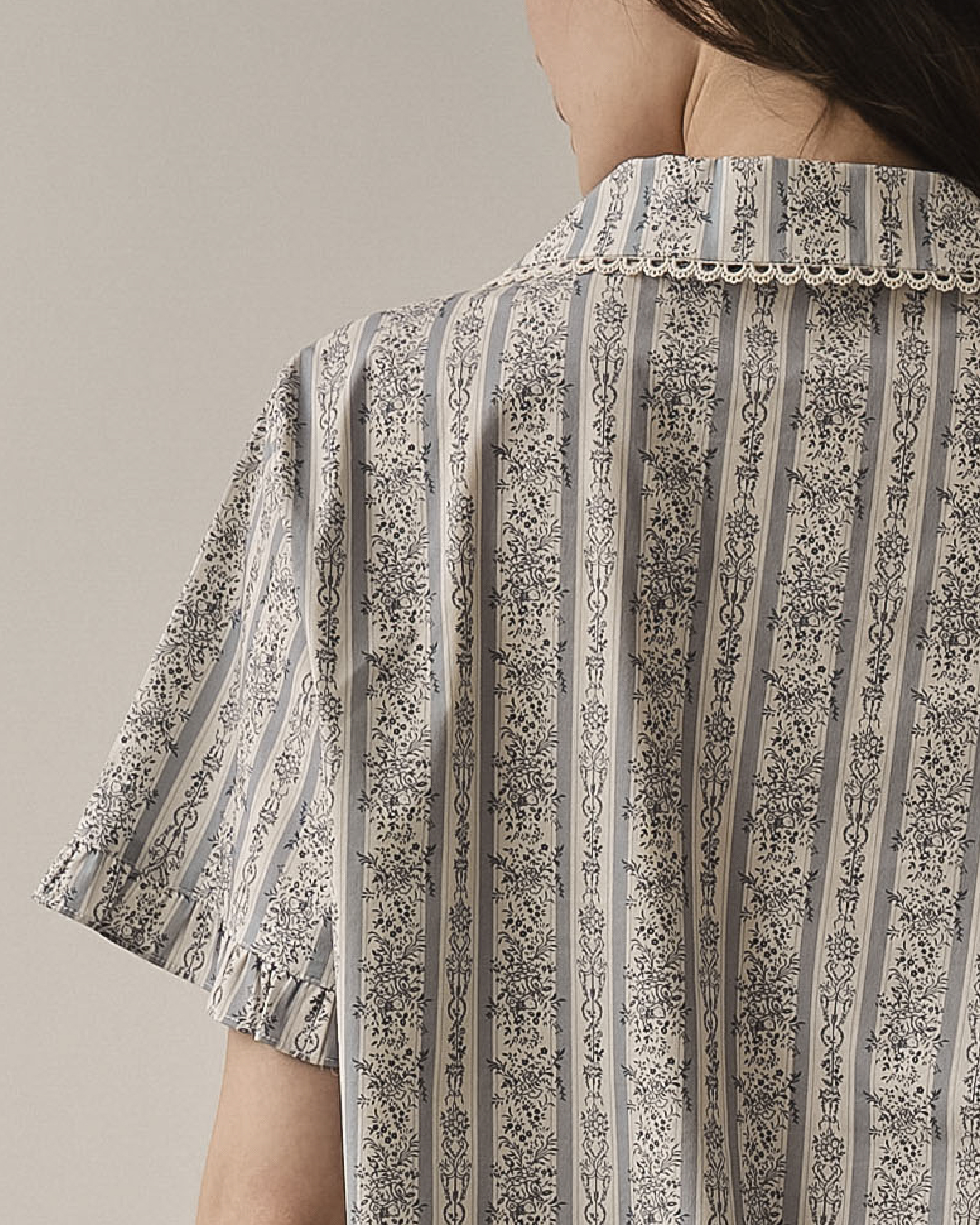 Provence Bluebell Camisole Set |普羅旺斯藍鈴花短袖長褲套裝-06