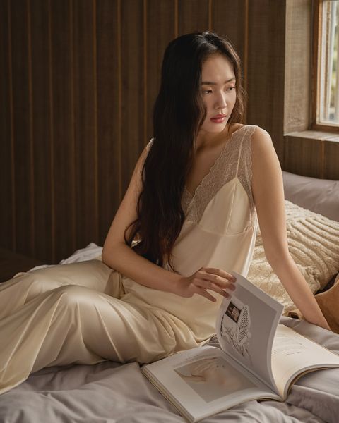 Chantilly Satin Pants Set｜香堤莉緞光長褲套裝_4 複本