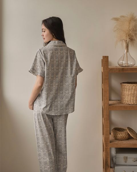 Provence Bluebell Camisole Set ｜普羅旺斯藍鈴花短袖長褲套裝_2