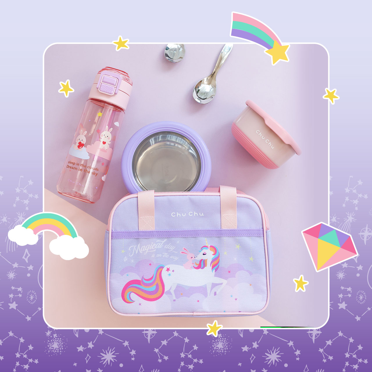 chuchu_夢幻甜心樂園兒童餐袋_06